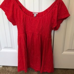 Cute swoop neck shirt